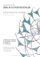 Emalia eksperymentalna. I Międzynarodowe Sympozjum